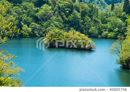 Bento-keto is on the island of Akaikai Lake! Artificial lake with beautiful scenery 40805746