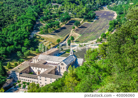 Abbaye de Senanque near village Gordes, Abbaye de Senanque near village Gordes, 40806060