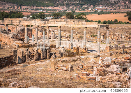 Thuburbo majus, Tunisia a few of the remaining  40806665