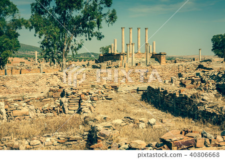 Thuburbo majus, Tunisia a few of the remaining 40806668