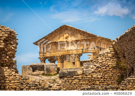 Ancient Roman city in Tunisia, Dougga Ancient Roman city in Tunisia, Dougga 40806829