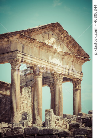 Remaining of the roman City of Dougga Remaining of the roman City of Dougga 40806844