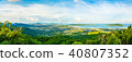 panorama high angle view of Chalong Bay 40807352