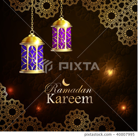 Ramadan Kareem, greeting background, eps 10 40807995