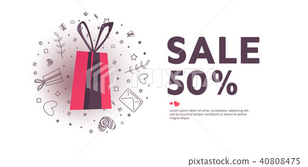 Sale 50 percent discount.  40808475