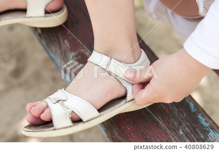 Velcro fastener on sandals 40808629