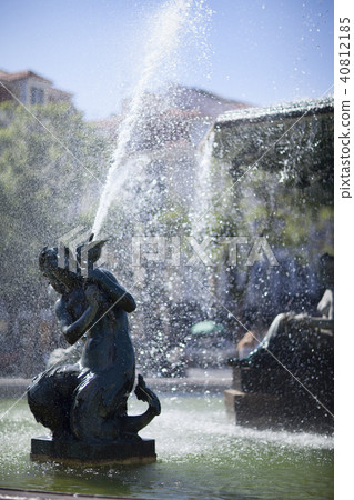 Fountain on Praca De Dom Pedro IV Fountain on Praca De Dom Pedro IV 40812185