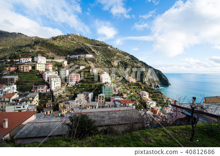 Riomaggiore Cinque Terre - five villages on the steep Ligurian coast (Liguria, Italy) Riomaggiore Cinque Terre - five villages on the steep Ligurian coast (Liguria, Italy) 40812686