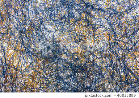 Abstract of a plurality of intertwined threads 40813899
