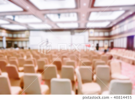 Seminar event room blur background Seminar event room blur background 40814455