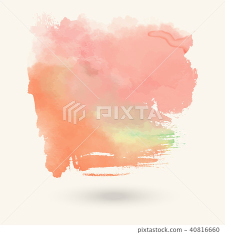 Abstract rainbow watercolor 40816660