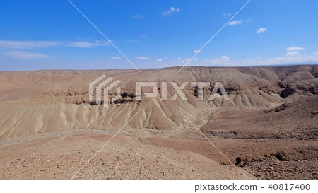 Atacama desert landscape with sand, dunes and mountains, Andes near Huara, Chile Atacama desert landscape with sand, dunes and mountains, Andes near Huara, Chile 40817400
