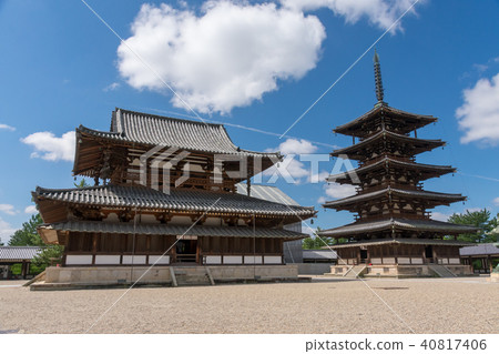 奈良的法隆寺 40817406