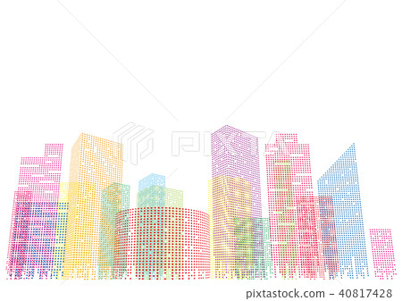 矢量圖票據辦公室業務點五顏六色的剪影 矢量圖票據辦公室業務點五顏六色的剪影 40817428