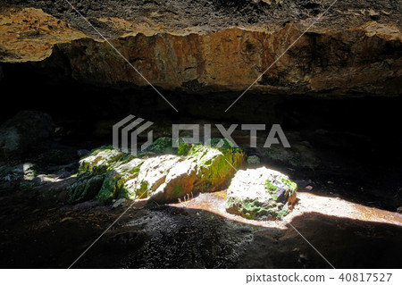Sun shining into the Caves Of Salamanca, Uruguay Sun shining into the Caves Of Salamanca, Uruguay 40817527