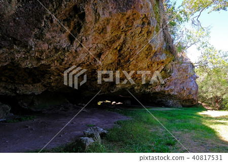 Sun shining into the Caves Of Salamanca, Uruguay Sun shining into the Caves Of Salamanca, Uruguay 40817531