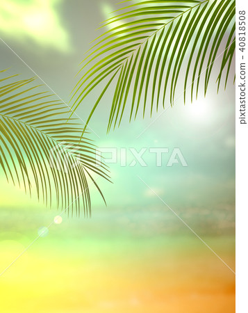Background - Tropical - sea - sky Background - Tropical - sea - sky 40818508