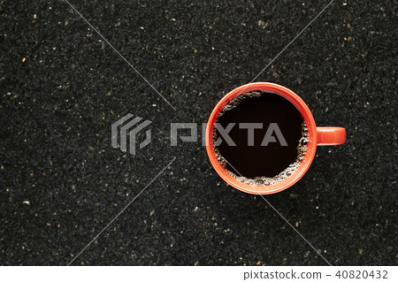 Cup of coffee on granite table 40820432