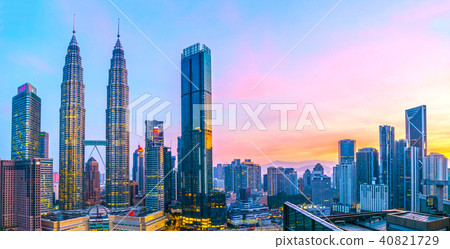 雙子塔日落 40821729