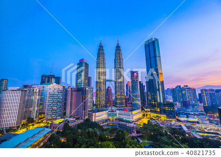 雙子塔日落 40821735