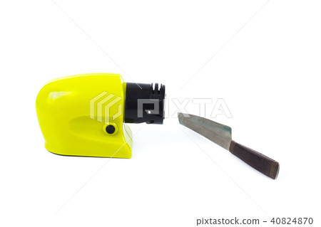 sharpener knife machine on white sharpener knife machine on white 40824870