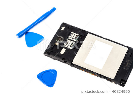 tool for repair mobile or smartphone on white tool for repair mobile or smartphone on white 40824990