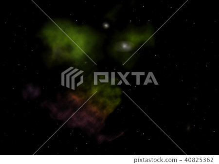 Star field in space and a nebulae 40825362