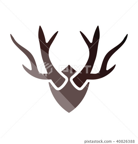 Deer's antlers icon Deer's antlers icon 40826388