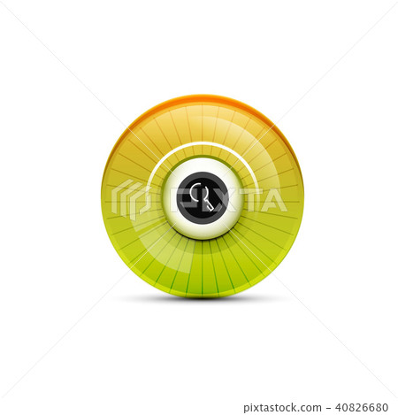 Search magnifyier web button, magnify icon. Modern magnifying glass sign, web site design or mobile 40826680