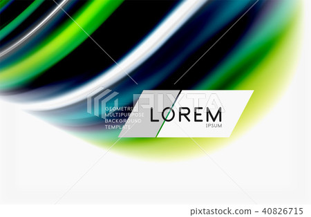 Rainbow color waves, vector blurred abstract background Rainbow color waves, vector blurred abstract background 40826715
