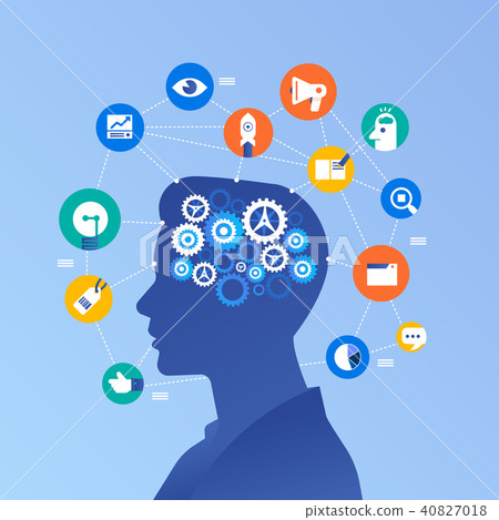 Illustration concept advertising creative agency Illustration concept advertising creative agency 40827018