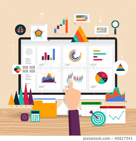 Vector illustrations flat design - Stock Illustration [40827341] - PIXTA