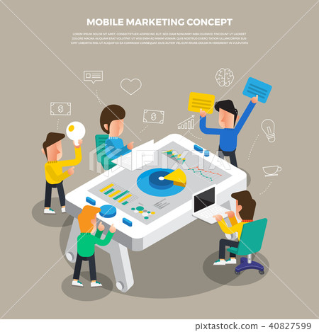 Flat design concept illustrations. Flat design concept illustrations. 40827599