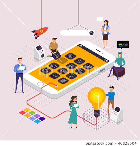 Flat design concept vector illustrations. 40828504