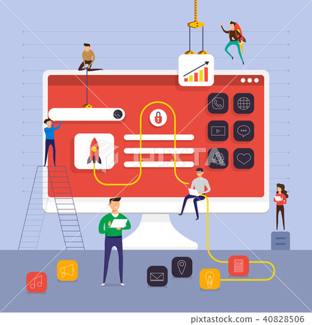 Flat design concept vector illustrations. Flat design concept vector illustrations. 40828506