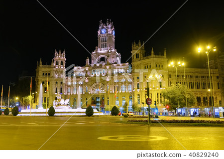 Madrid Komunei Casio Ness Palace Night View Madrid Komunei Casio Ness Palace Night View 40829240