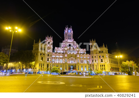 Madrid Komunei Casio Ness Palace Night View Madrid Komunei Casio Ness Palace Night View 40829241