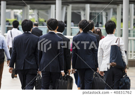 Commuter landscape in Tokyo Commuter landscape in Tokyo 40831762