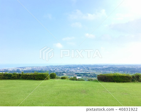 Distant view of Miyazaki prefecture Kozu-gun Miyako cho Distant view of Miyazaki prefecture Kozu-gun Miyako cho 40831922