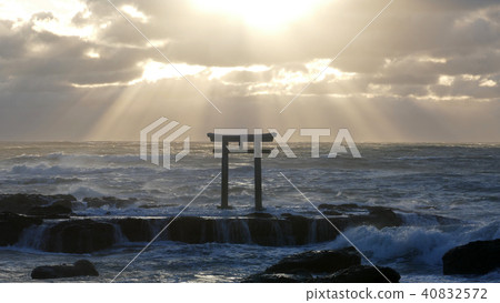 Oarai washi Sunrise Sunlight 40832572