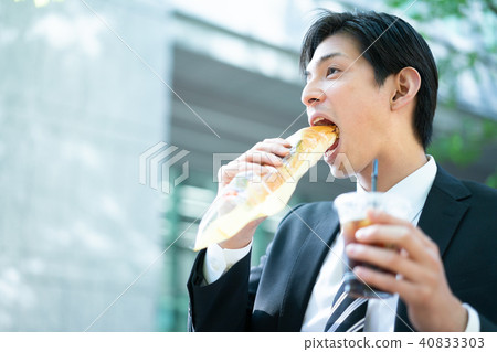 商人麵包休息繁忙 商人麵包休息繁忙 40833303