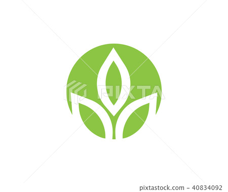 Leaf ecology nature Logo Template Leaf ecology nature Logo Template 40834092