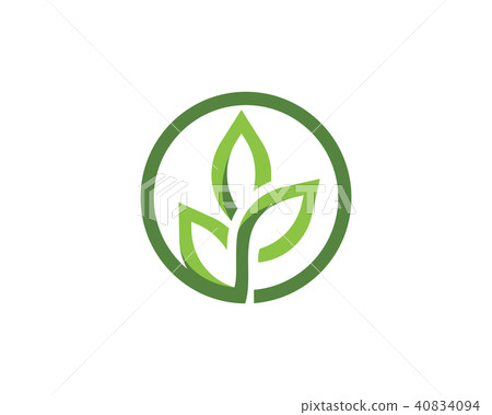 Leaf ecology nature Logo Template Leaf ecology nature Logo Template 40834094