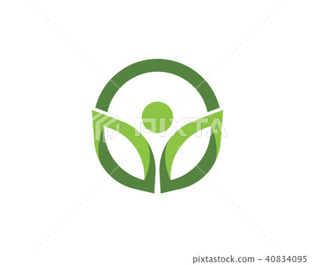 Leaf ecology nature Logo Template Leaf ecology nature Logo Template 40834095