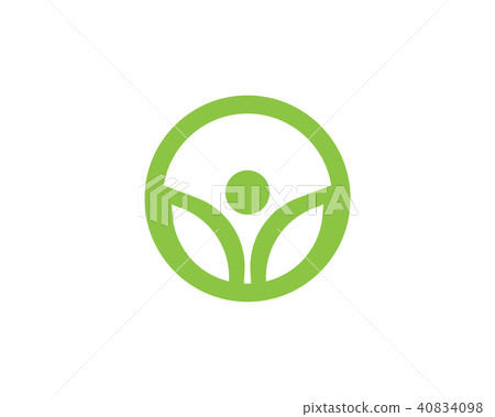 Leaf ecology nature Logo Template 40834098