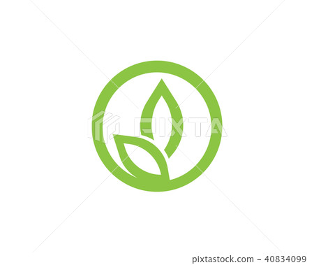 Leaf ecology nature Logo Template Leaf ecology nature Logo Template 40834099