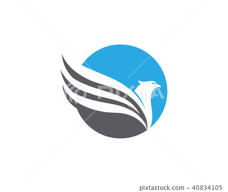 Wing Falcon Logo Template vector Wing Falcon Logo Template vector 40834105