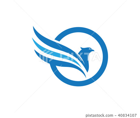 Wing Falcon Logo Template vector Wing Falcon Logo Template vector 40834107