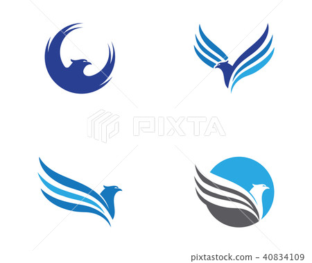 Wing Falcon Logo Template vector Wing Falcon Logo Template vector 40834109