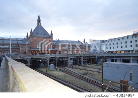 丹麥，哥本哈根站和鐵路 40834994